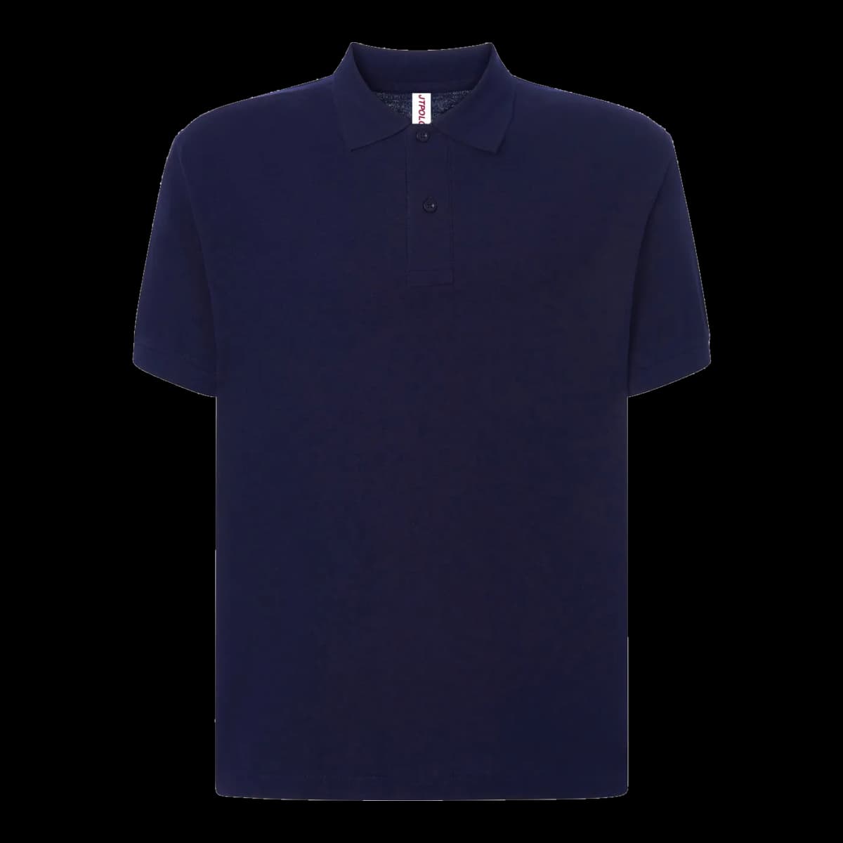 Polo algodón piqué 180 g JHK — mockup frontal