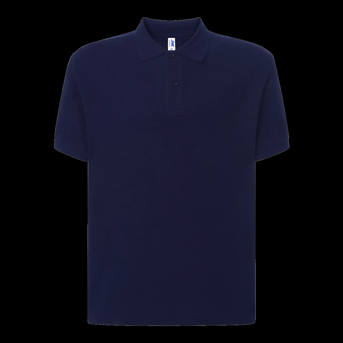 Polo algodón piqué 210 g JHK — mockup frontal