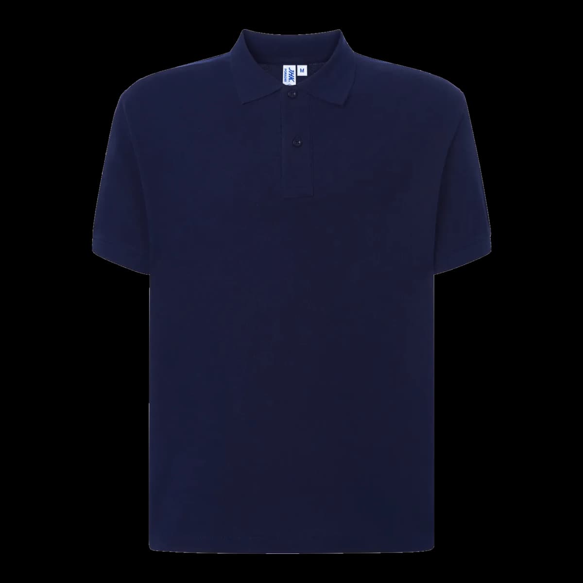Polo algodón piqué 240 g JHK — mockup frontal