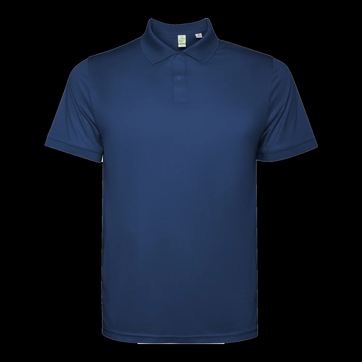 Polo técnico waffle Roly — mockup frontal