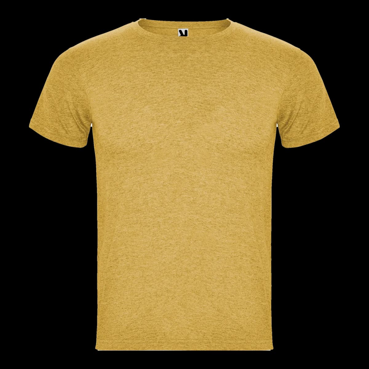 Camiseta algodón vigoré — frontal, Mostaza vigoré