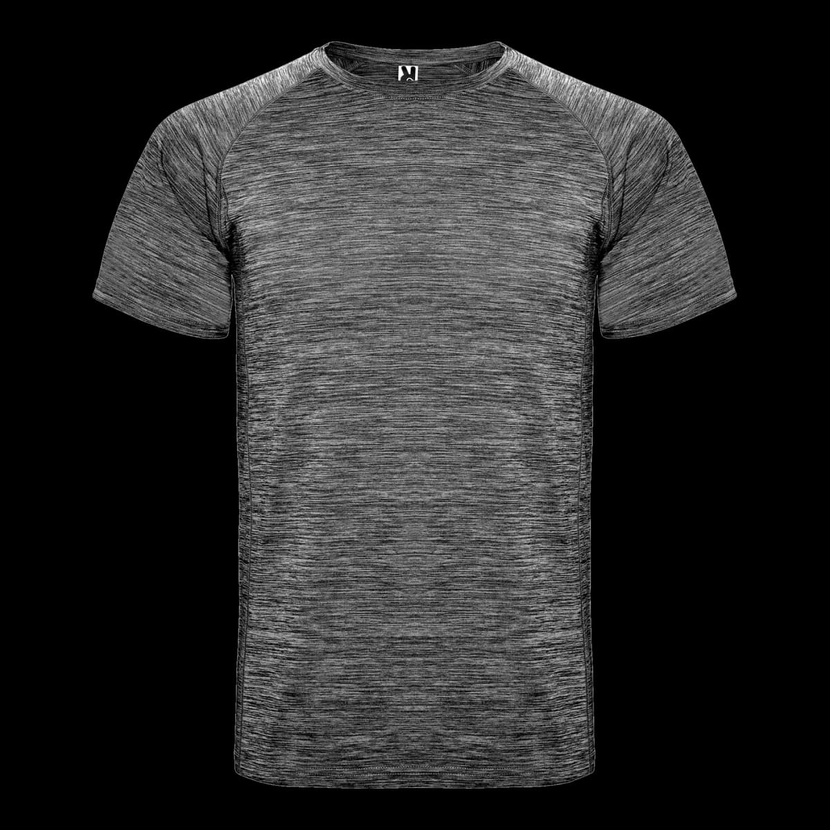 Camiseta técnica space dye — frontal, Negro vigoré