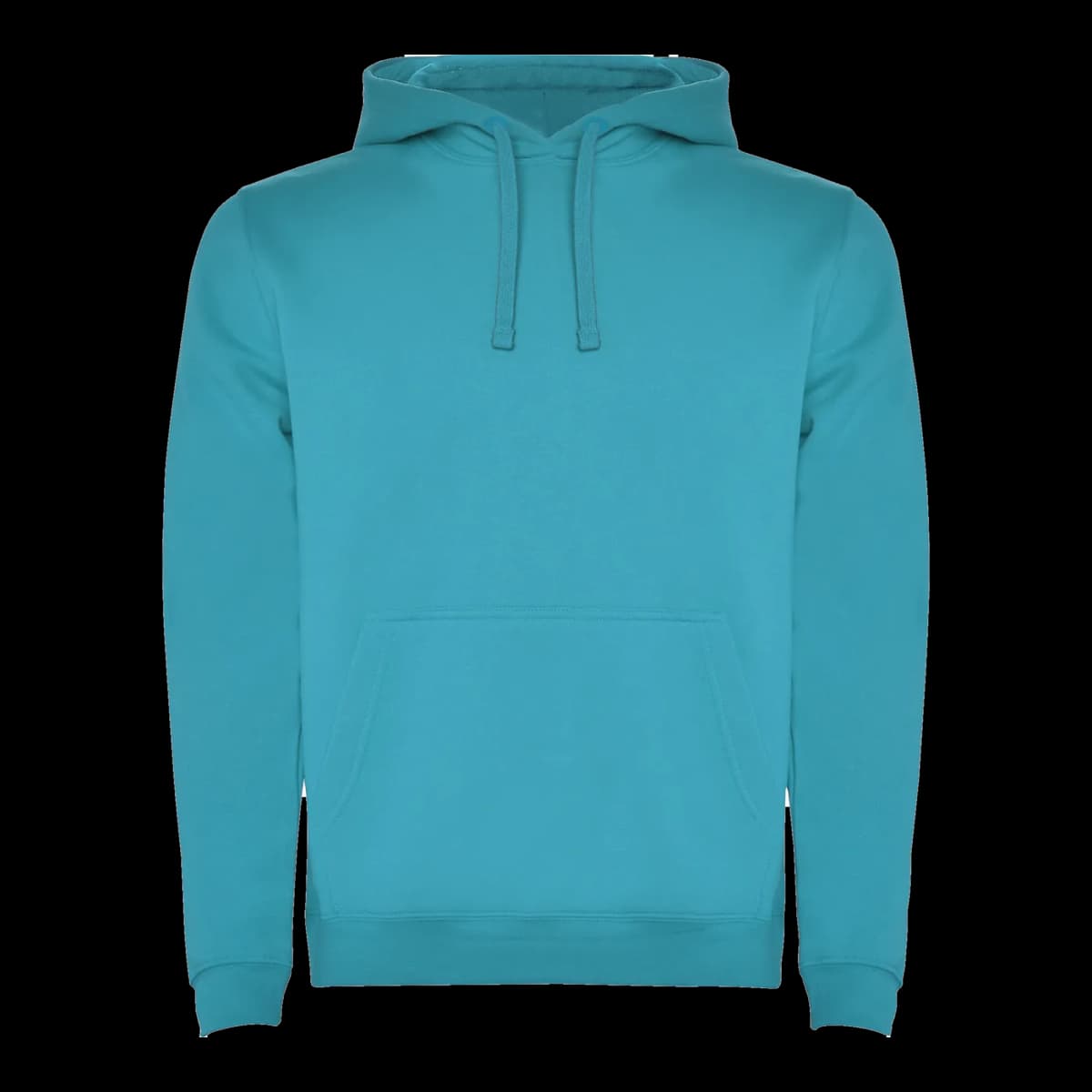 Sudadera con capucha Roly — frontal, Turquesa